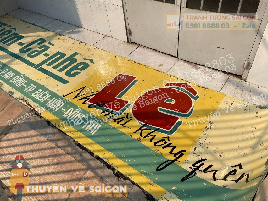 5 mẫu BẢNG HIỆU VẼ TAY bằng sơn dầu đẹp