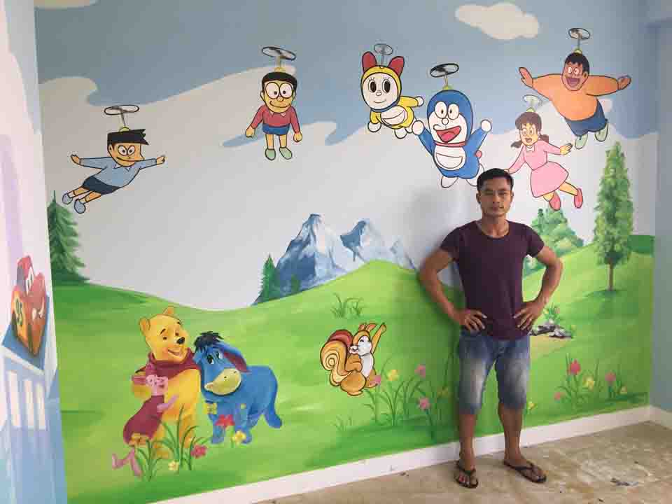 Tranh tường nghệ thuật, vẽ tranh tường tphcm